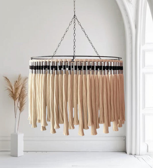 Woven Cotton Chandelier
