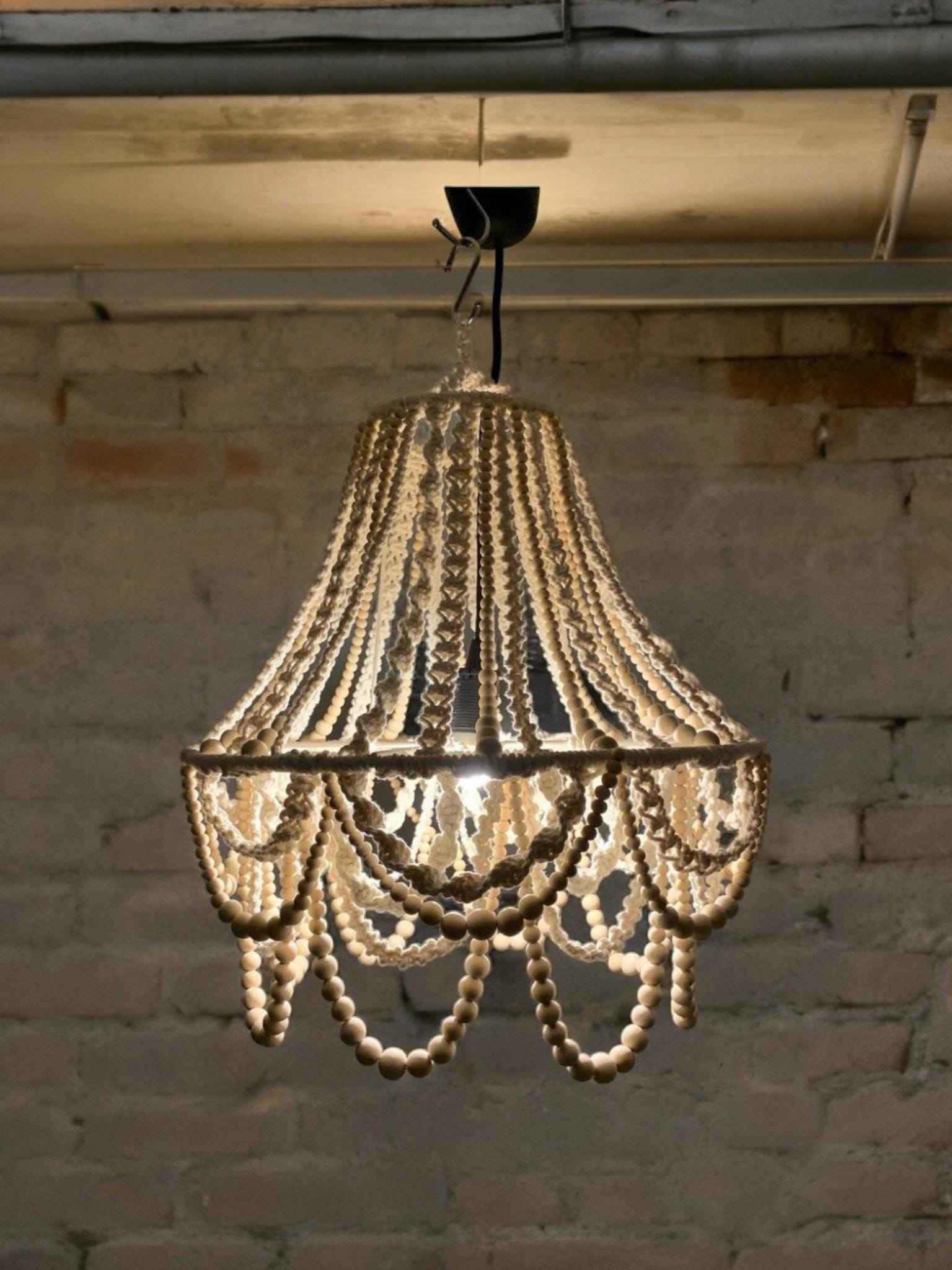 Rustic Chandelier, Custom Light, Modern Boho Lighting, Farmhouse Decor, Minimalist Home Decor, Christmas gift, Nursery Pendant Lighting,