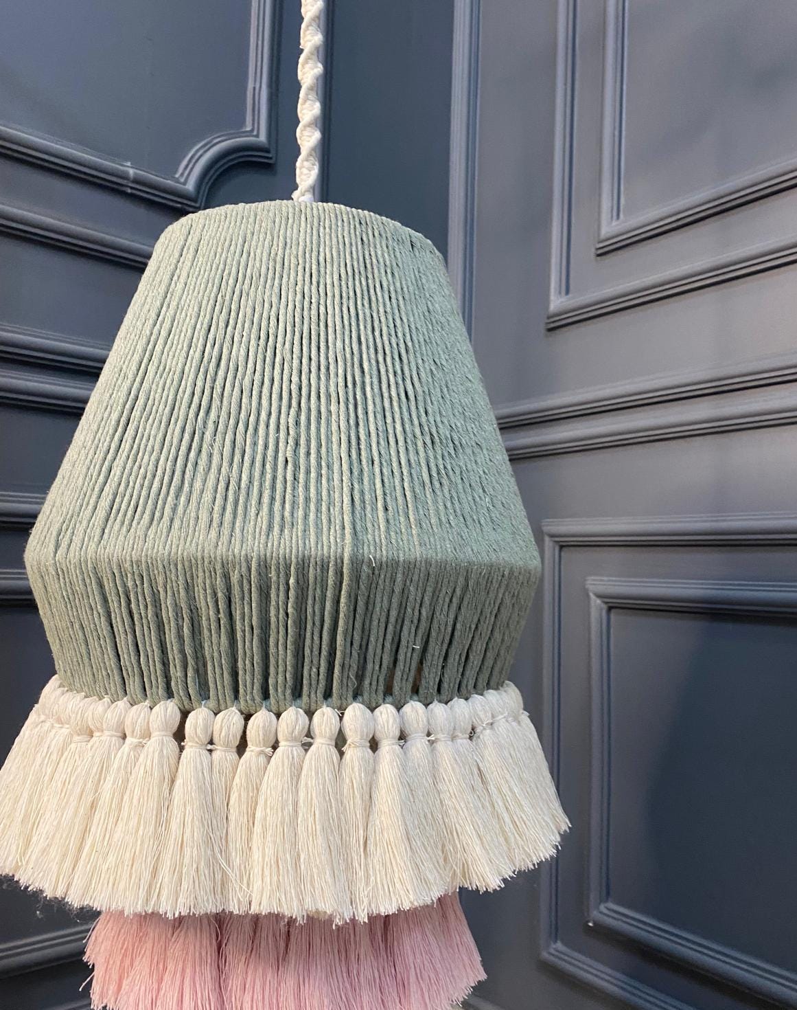 green kids room lighting, nursery lamp, baby shower gift, nursery bohemian decor lamp, pink nursery lamp,