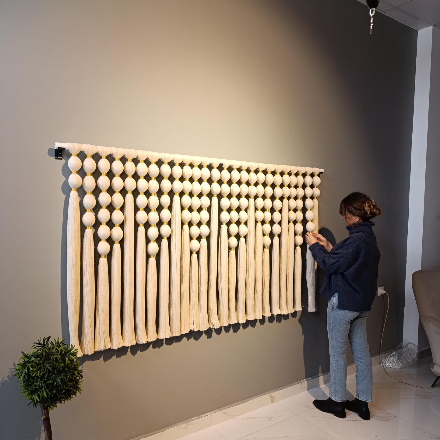 Boho Woven Wall Hanging Large Wall Weaving Tapestry, Wall Weaving, Handwoven Hanging, Large Macrame Wall Hanging Large Wall Hanging