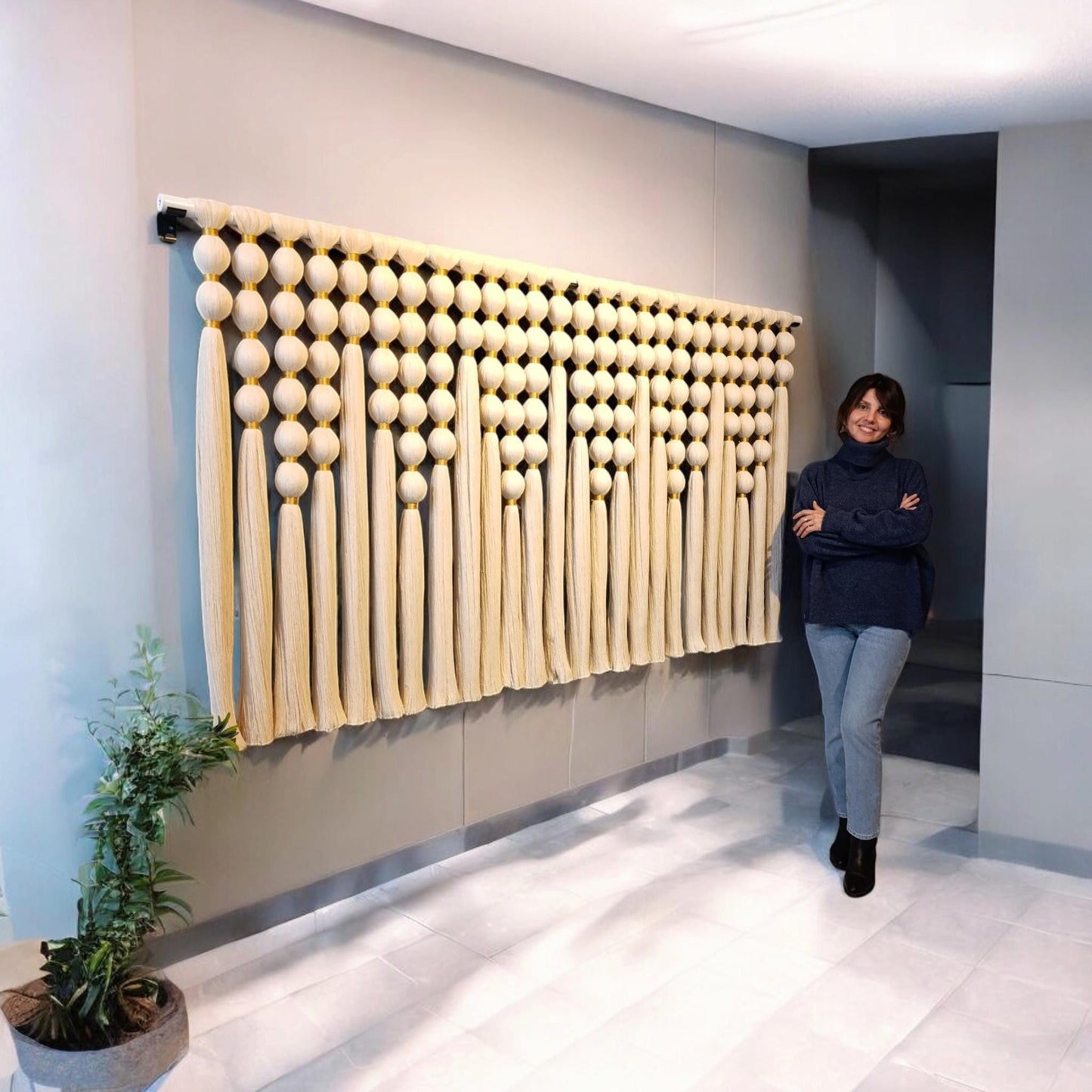 Boho Woven Wall Hanging Large Wall Weaving Tapestry, Wall Weaving, Handwoven Hanging, Large Macrame Wall Hanging Large Wall Hanging