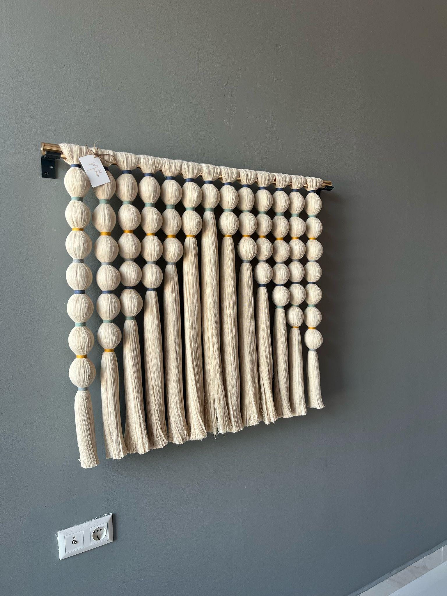 Boho Woven Wall Hanging, Large Wall Woven Tapestry, Large Macrame Wall Hanging, Woven Wall Art, Boho Tapestry for Home Decor,