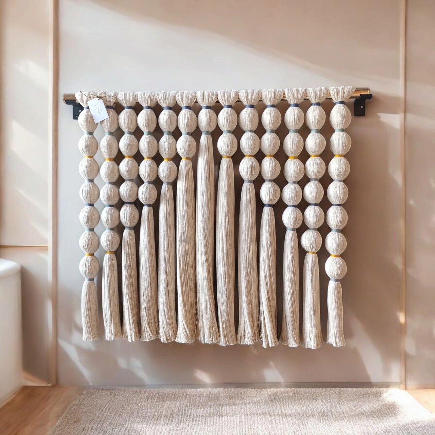 Boho Woven Wall Hanging, Large Wall Woven Tapestry, Large Macrame Wall Hanging, Woven Wall Art, Boho Tapestry for Home Decor,