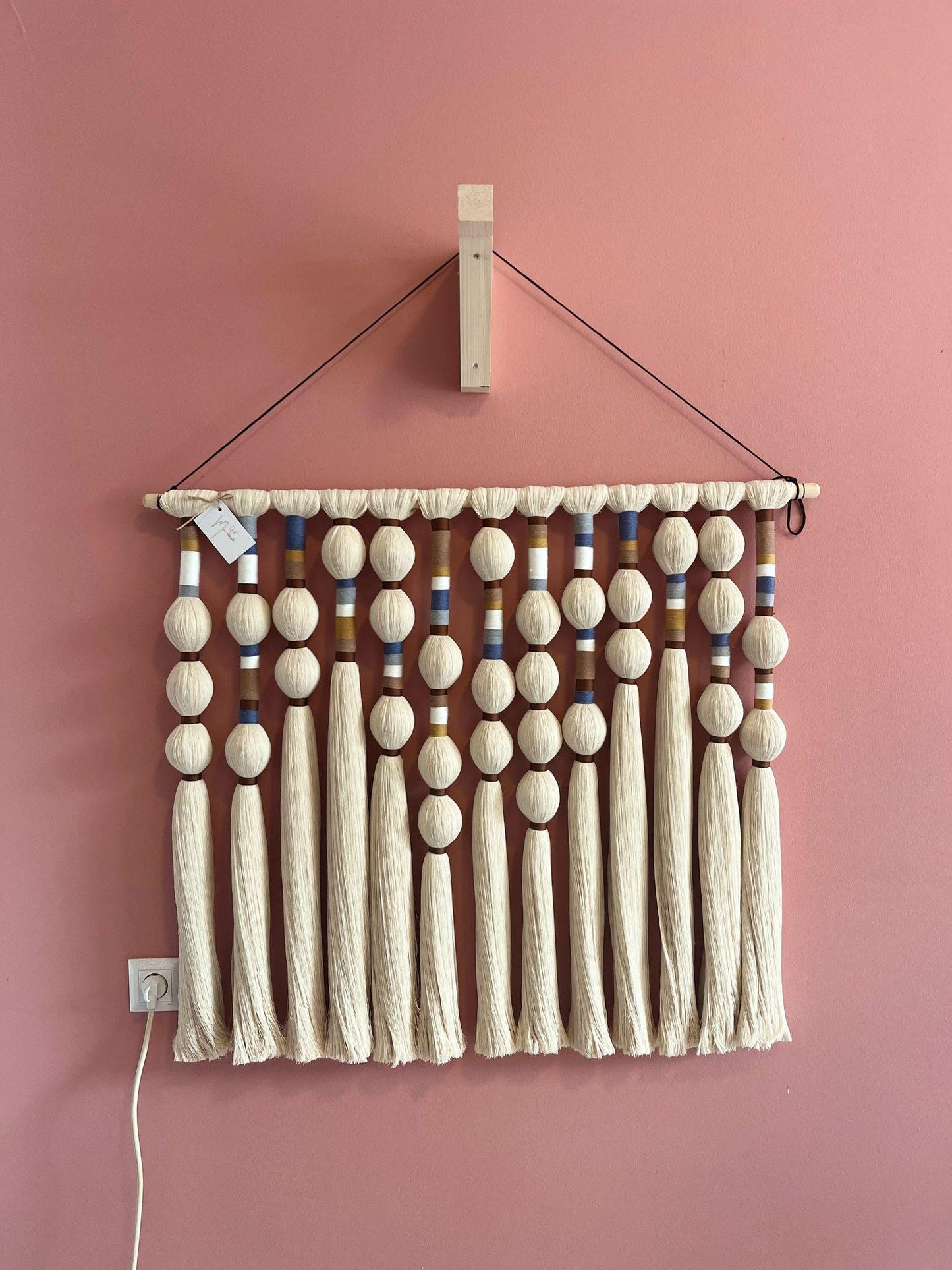 Large Boho Macrame Wall Hanging,Nursery Wall Decor, Neutral Bohemian Wall Decor, Woven Wall Hanging, Custom Wall Art, Tapestry Wall Hanging,