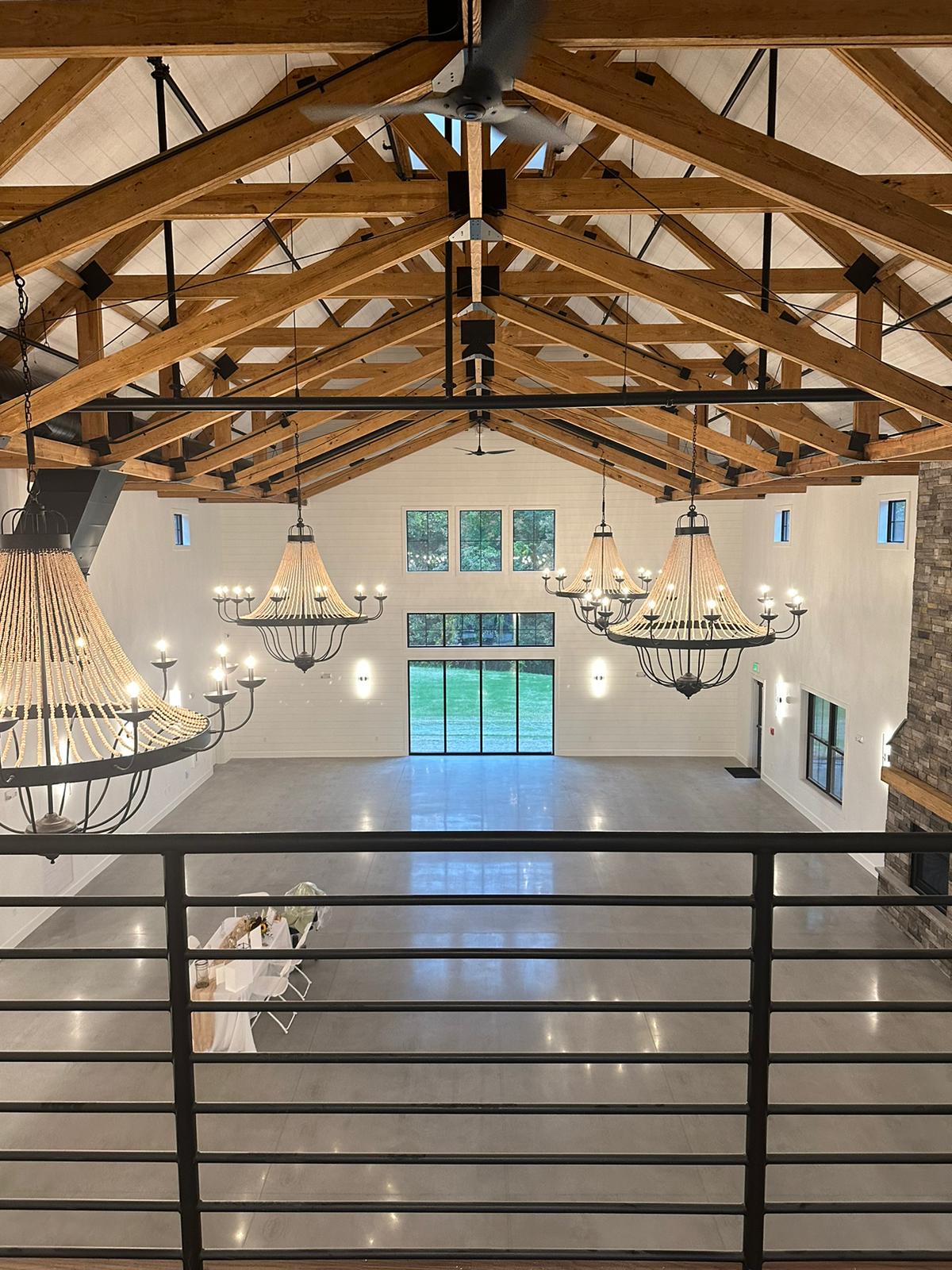 Large Beaded Chandelier for Wedding Venues - 2 Meter Wide Grand Chandelier - Statement Lighting for Event Halls & Hotels